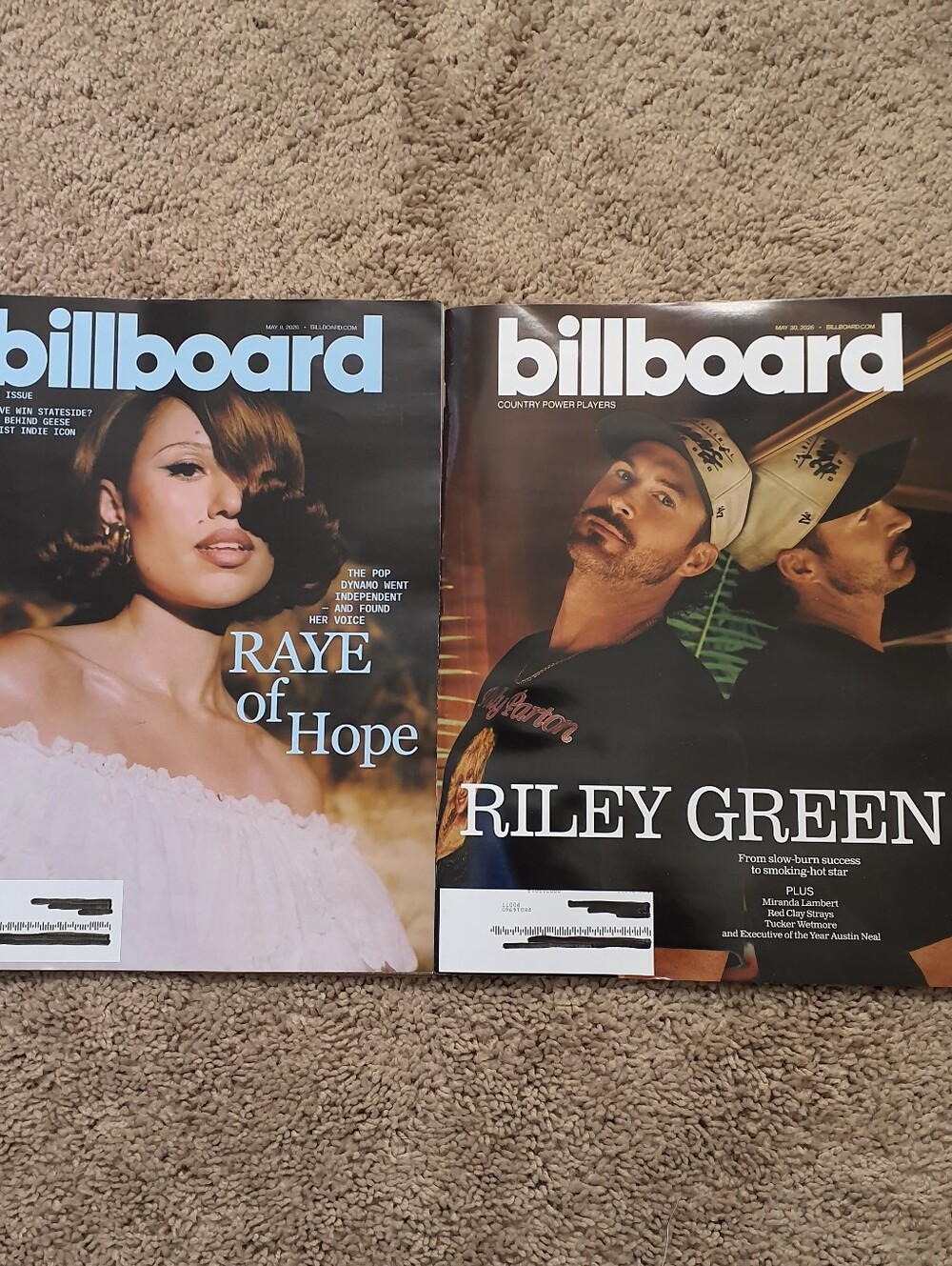 Billboard Magazine Lot Of 2 May 9, 30 2026 Issues RAE Of Hope The Indie Issues